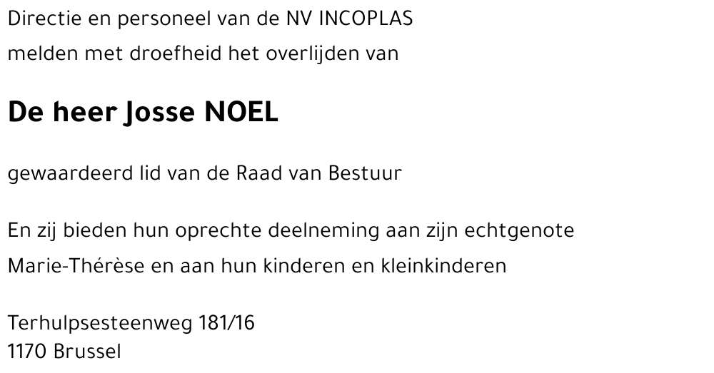 Josse NOEL