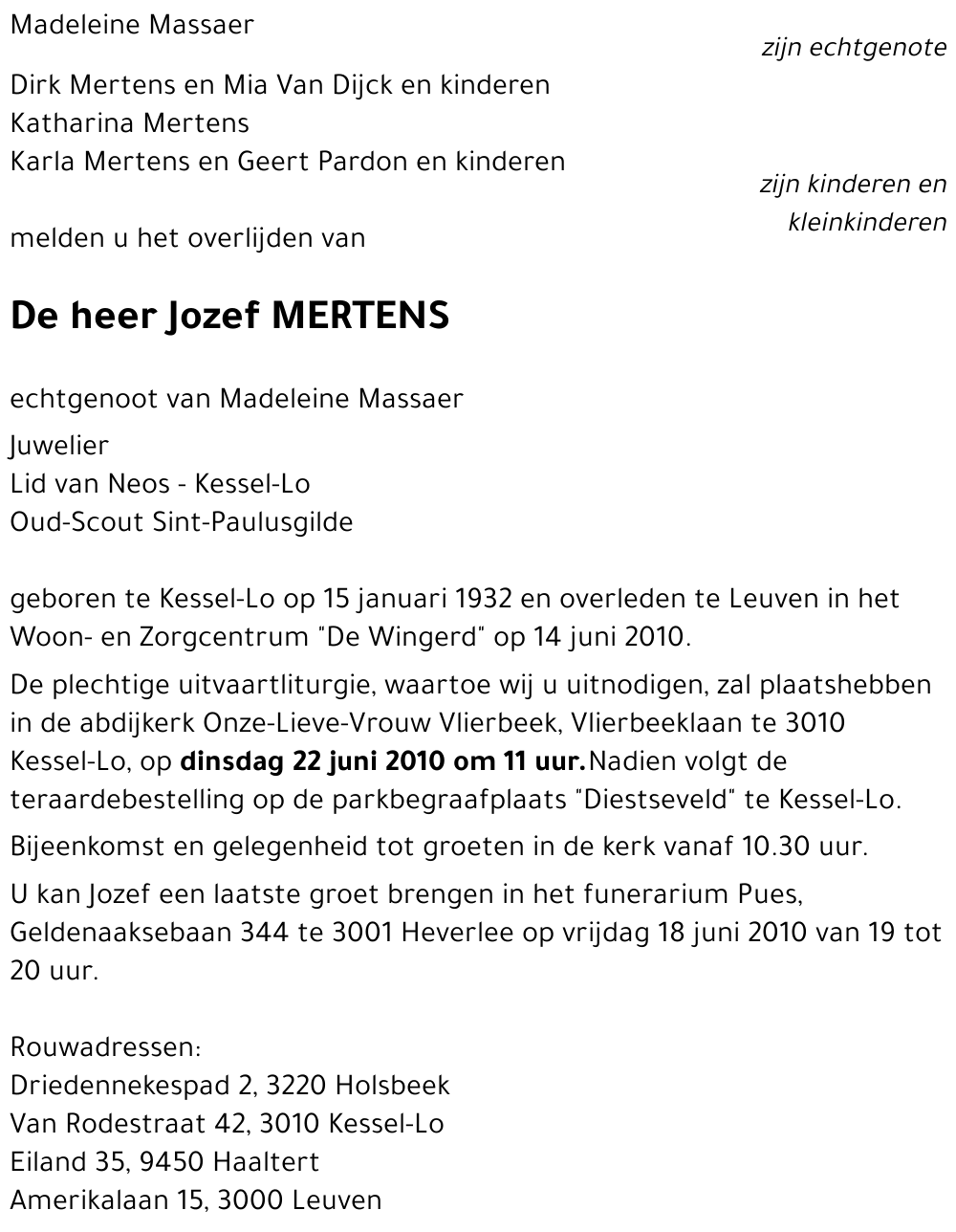 Jozef MERTENS