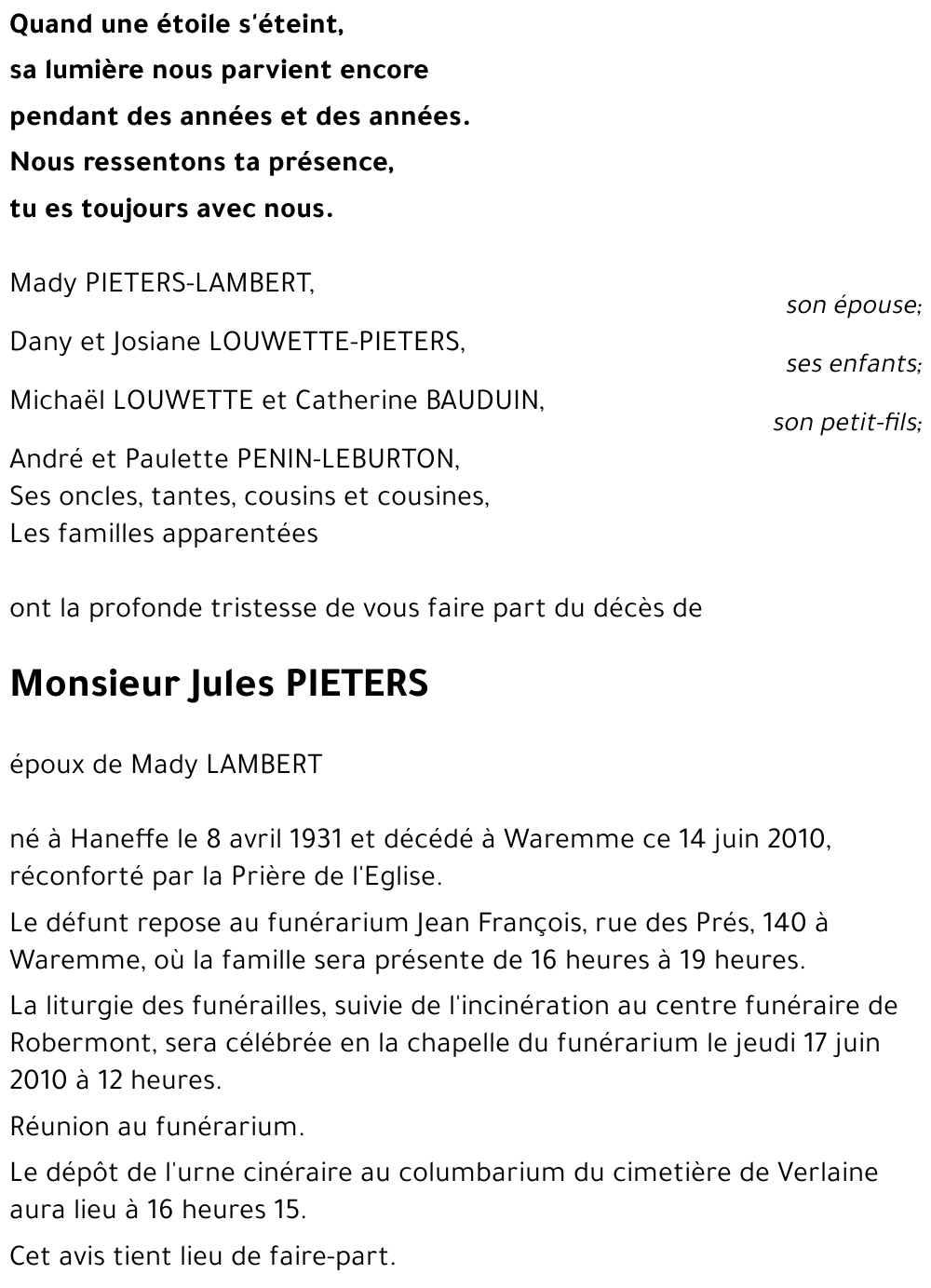 Jules PIETERS