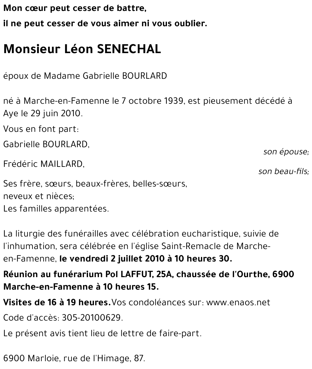 Léon SENECHAL