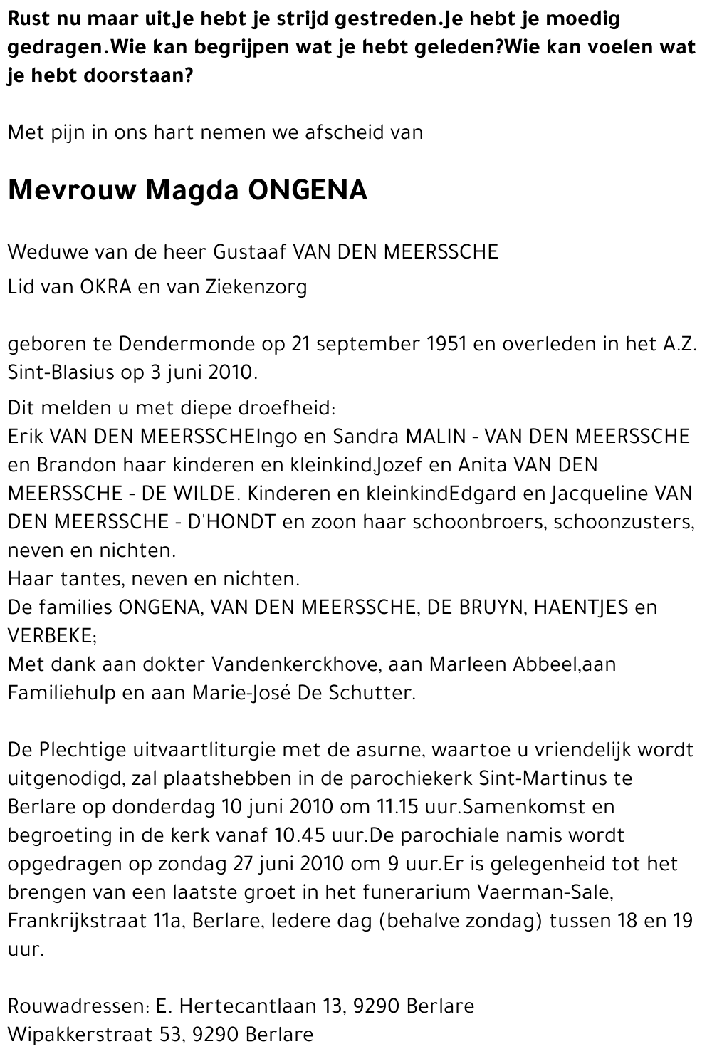 Magda ONGENA