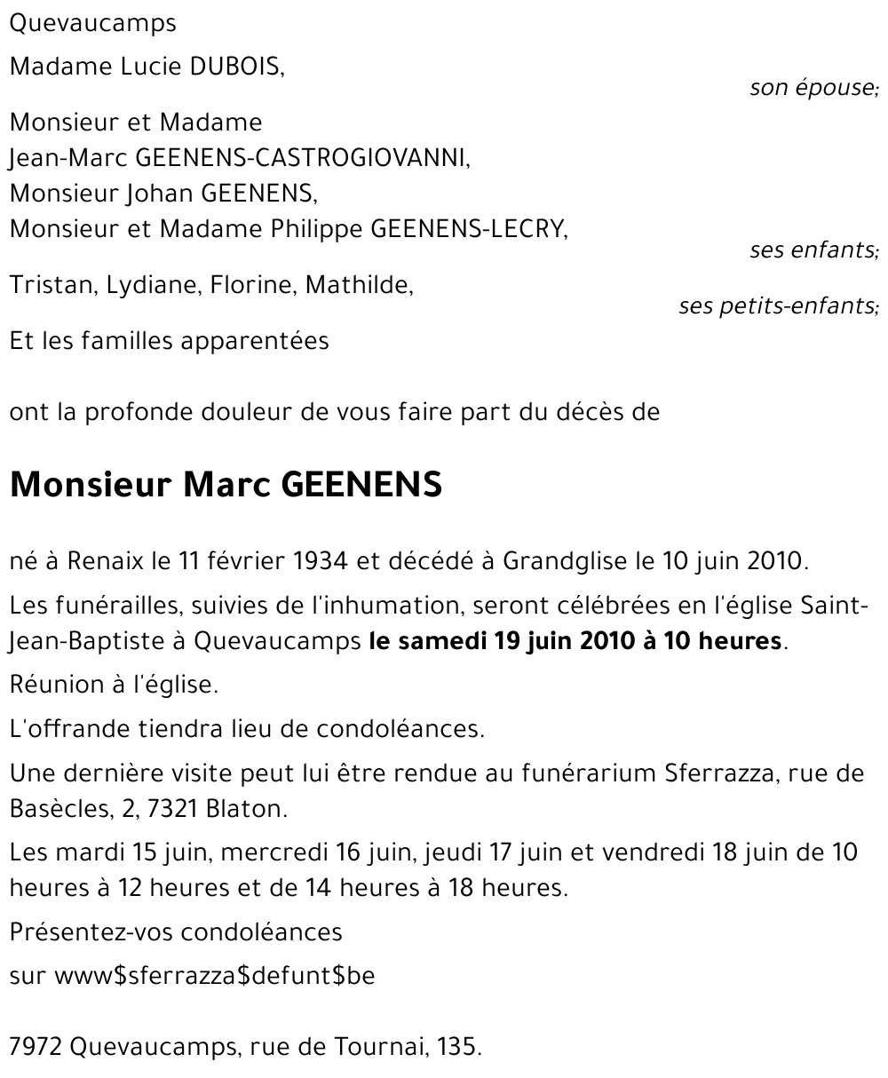 Marc GEENENS