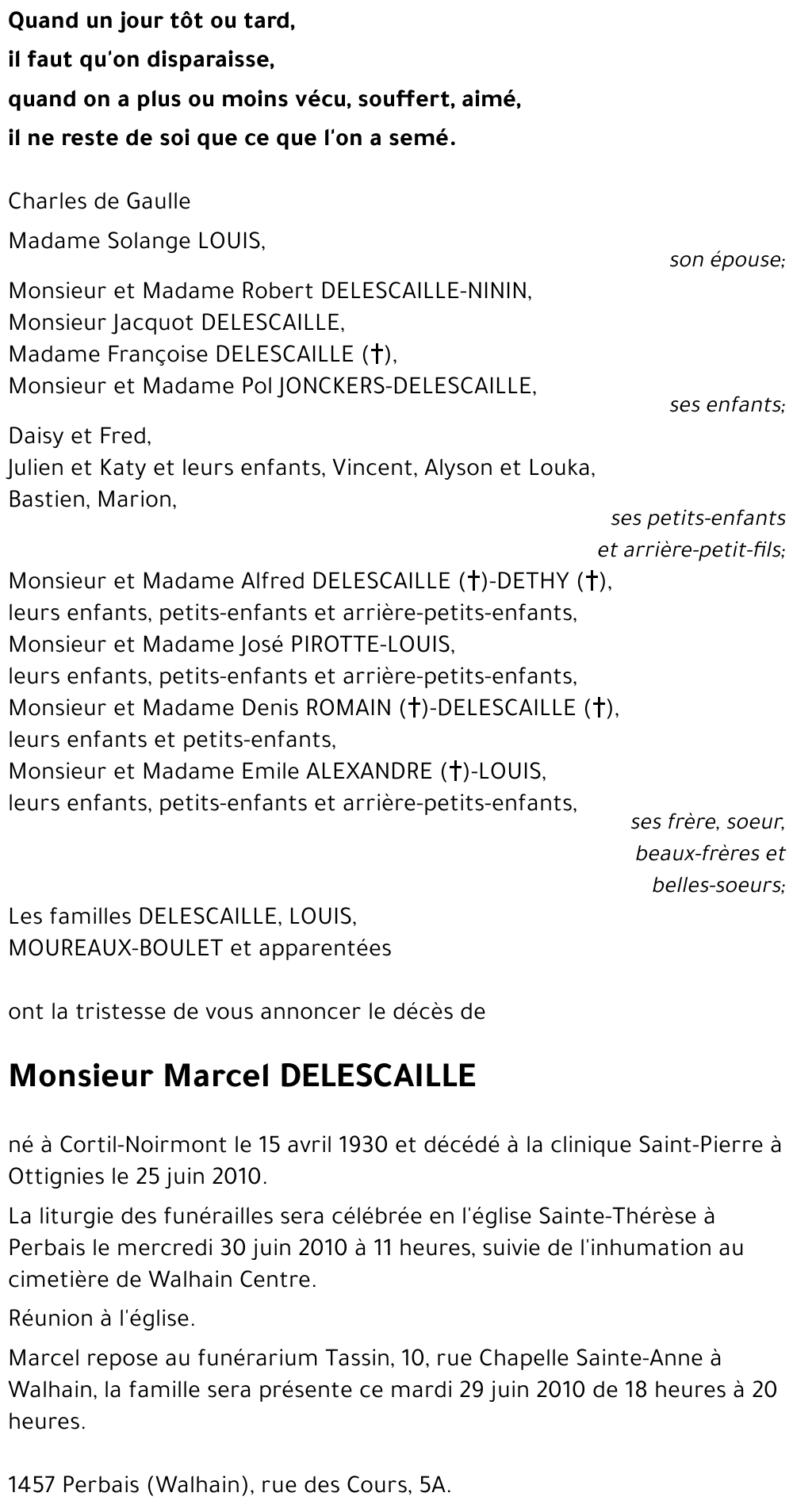 Marcel DELESCAILLE