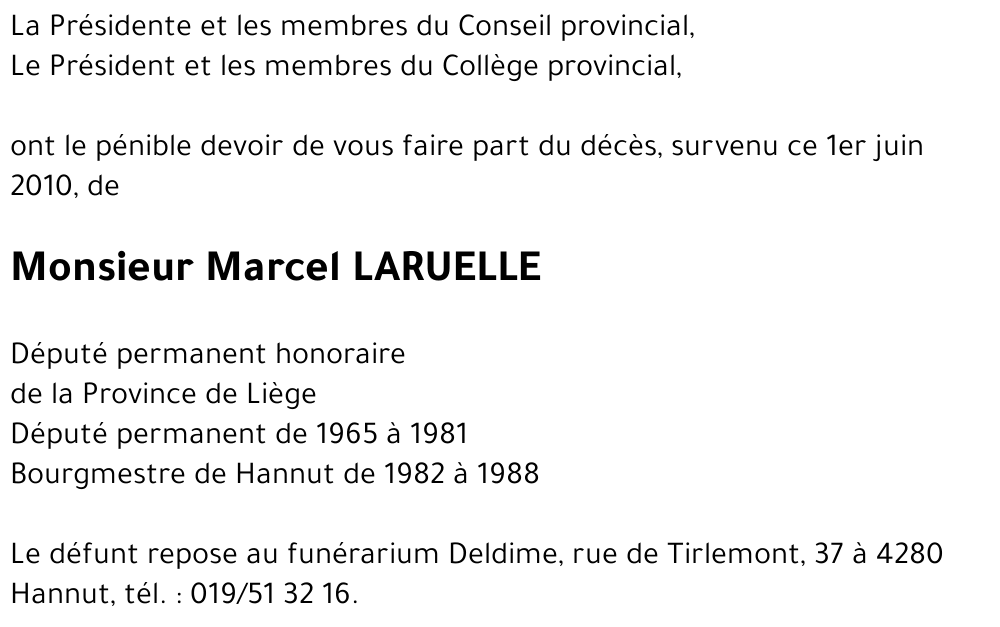 Marcel LARUELLE
