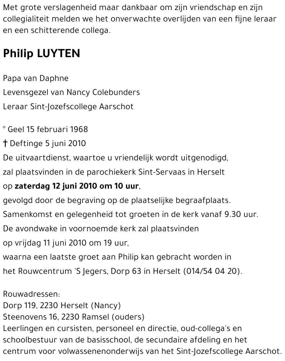 Philip LUYTEN