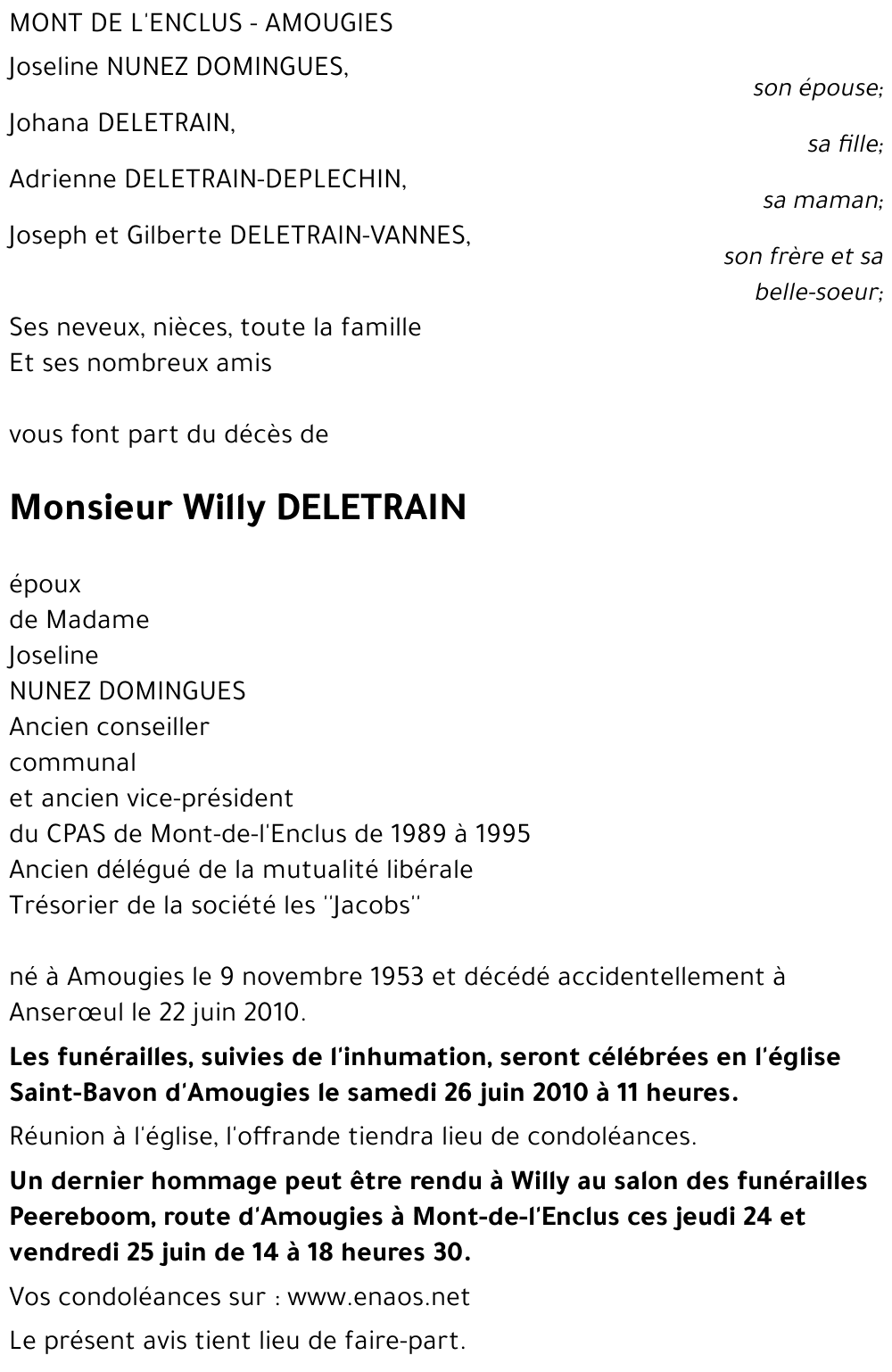 Willy DELETRAIN