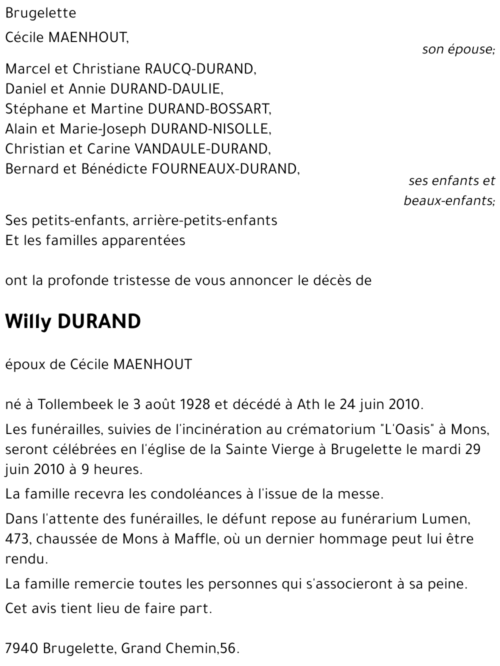 Willy Durand