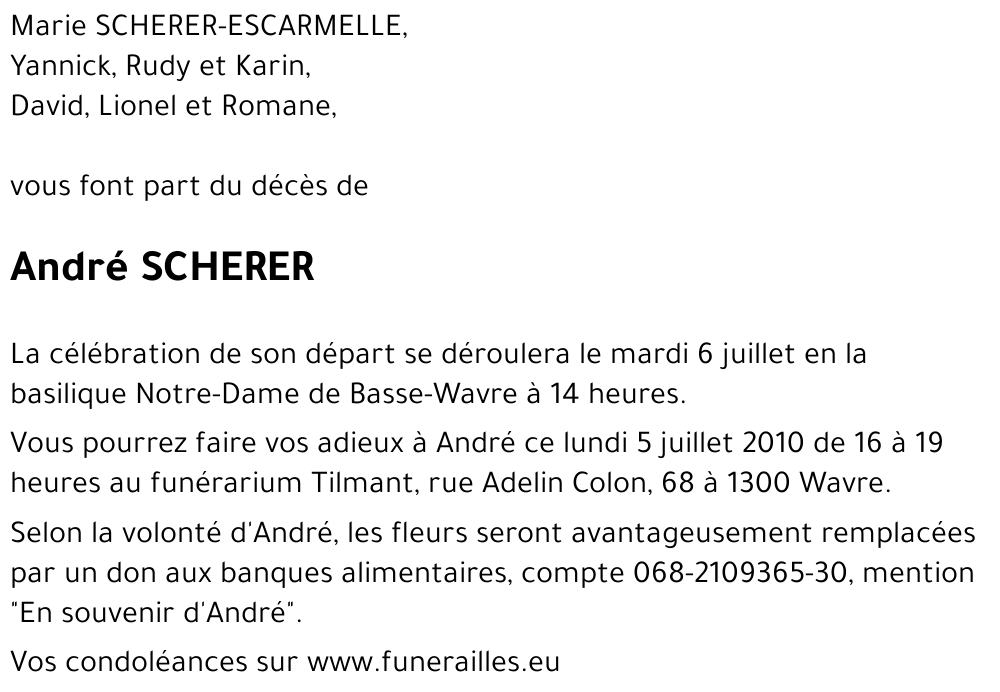 André SCHERER