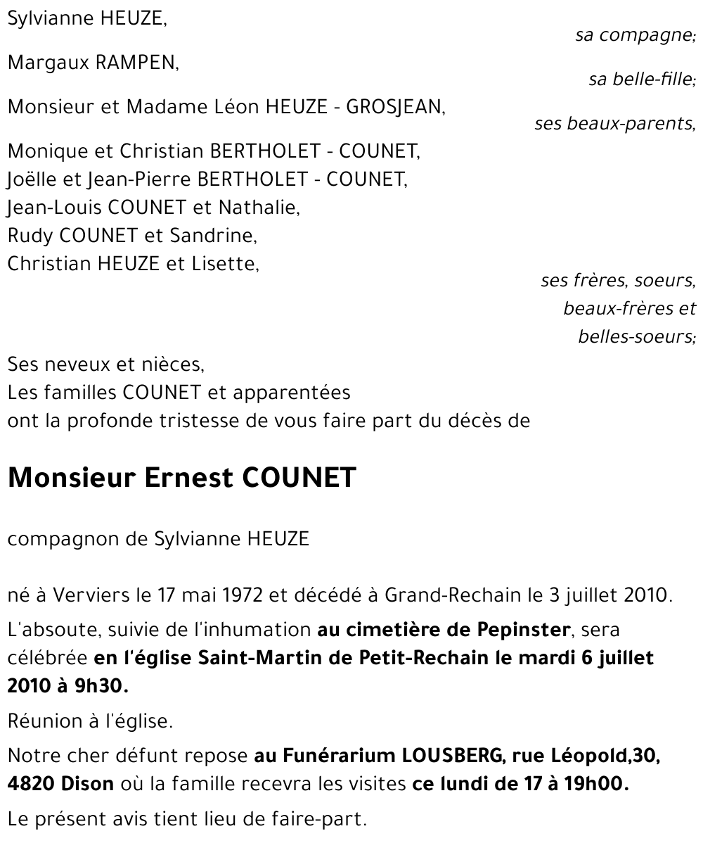 Ernest COUNET