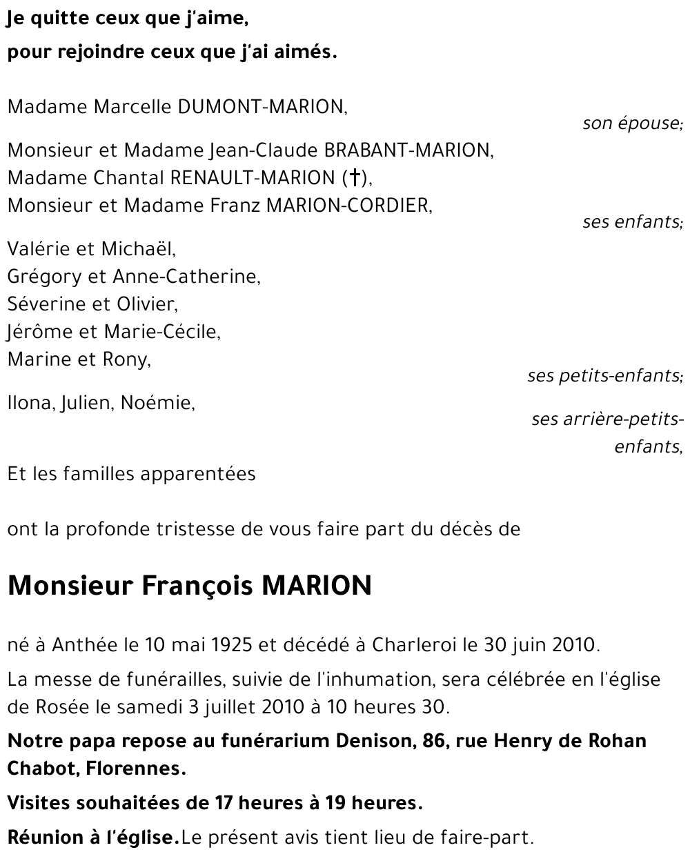 François MARION