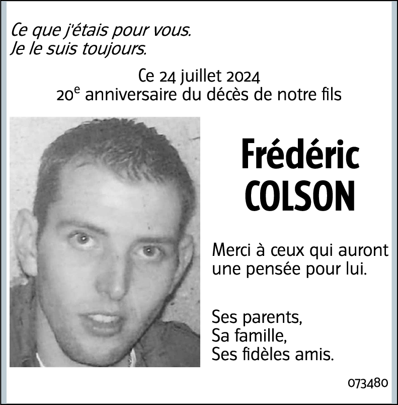 Frédéric COLSON