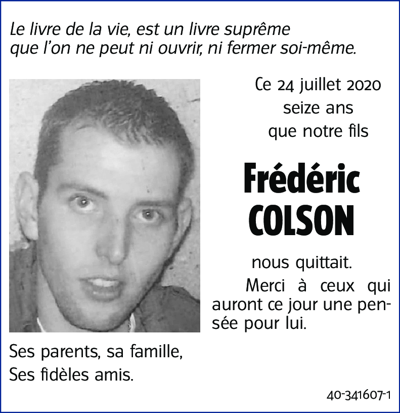 Frédéric COLSON