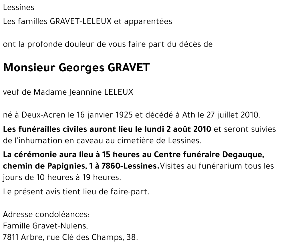 Georges GRAVET