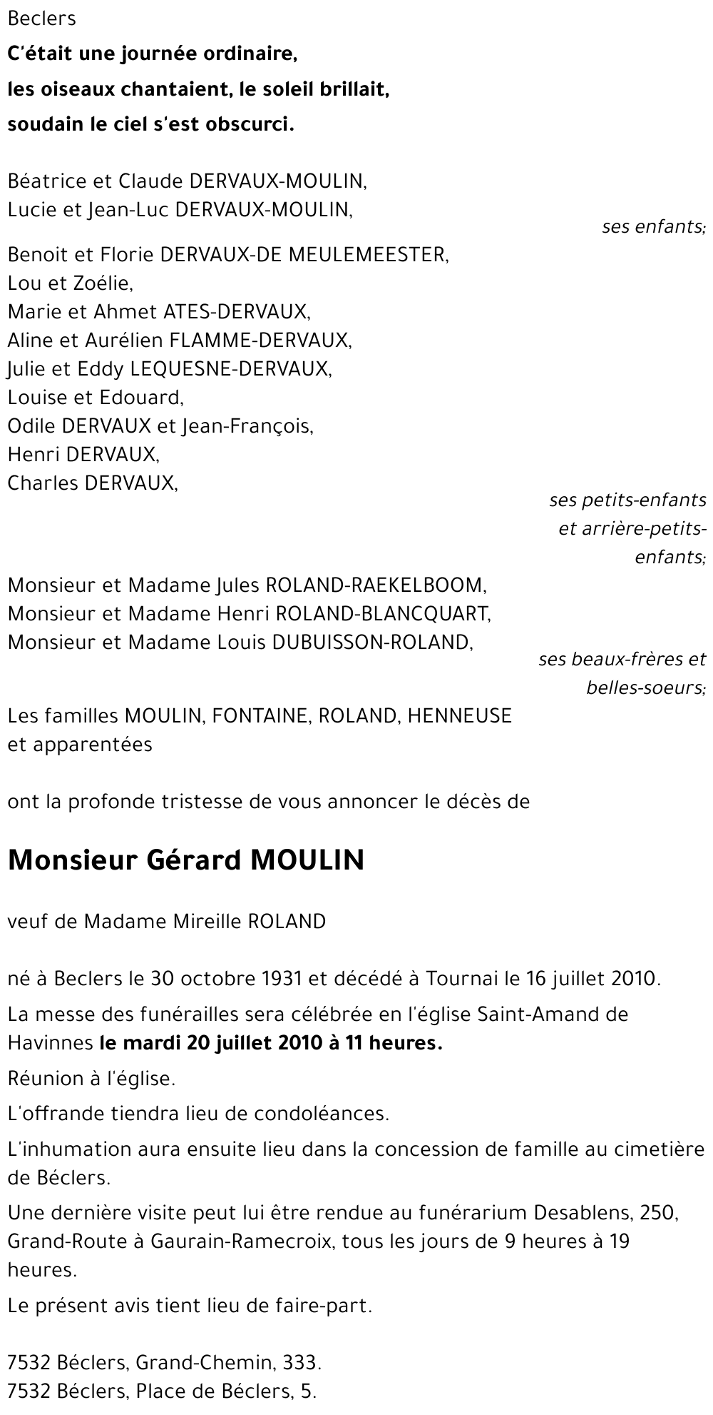 Gérard MOULIN