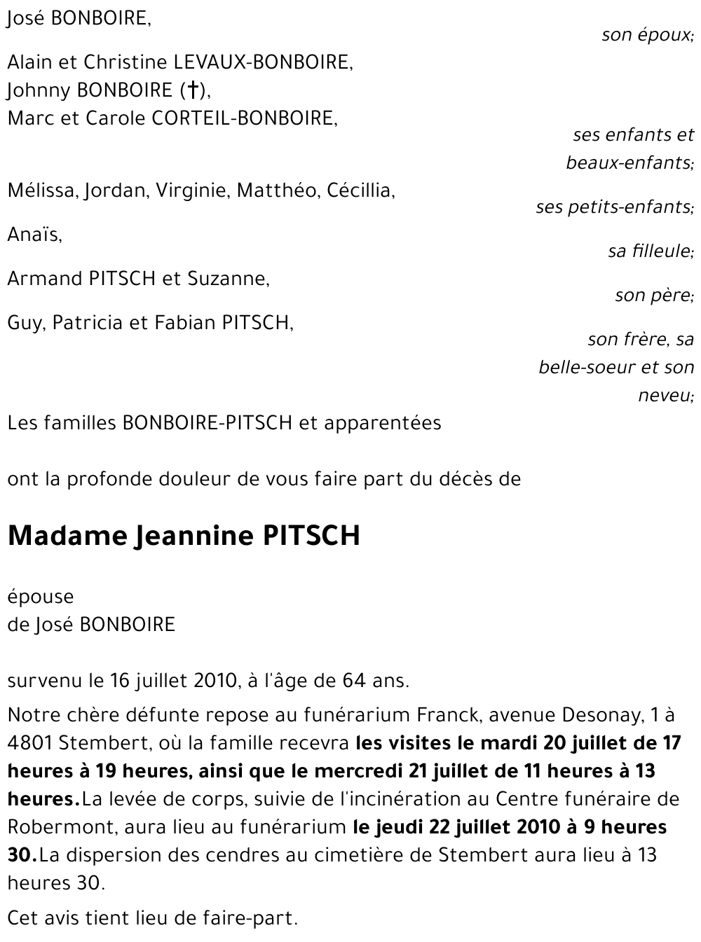 Jeannine PITSCH