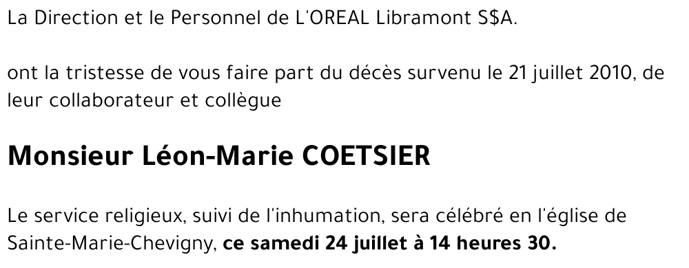 Léon-Marie COETSIER