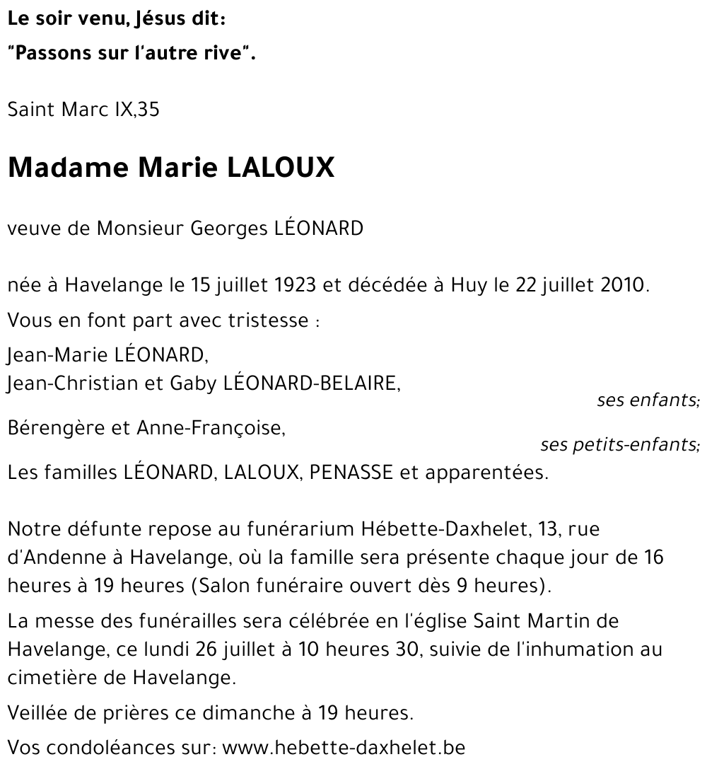 Marie Laloux