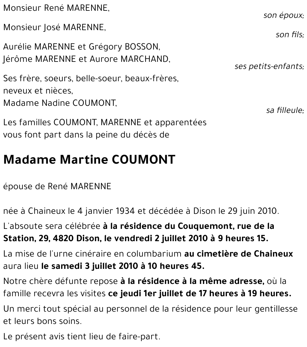 Martine COUMONT