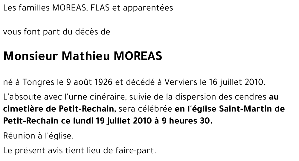 Mathieu MOREAS