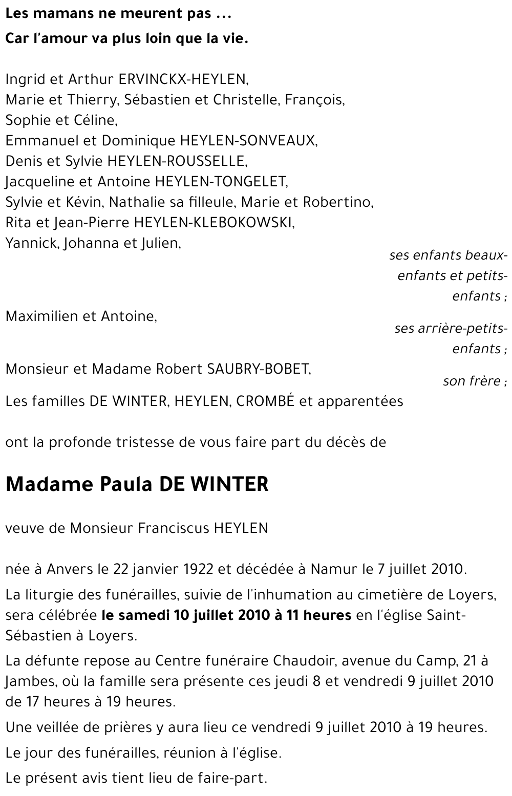 Paula DE WINTER