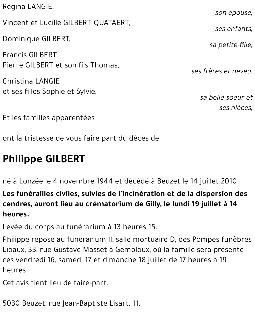 Philippe GILBERT