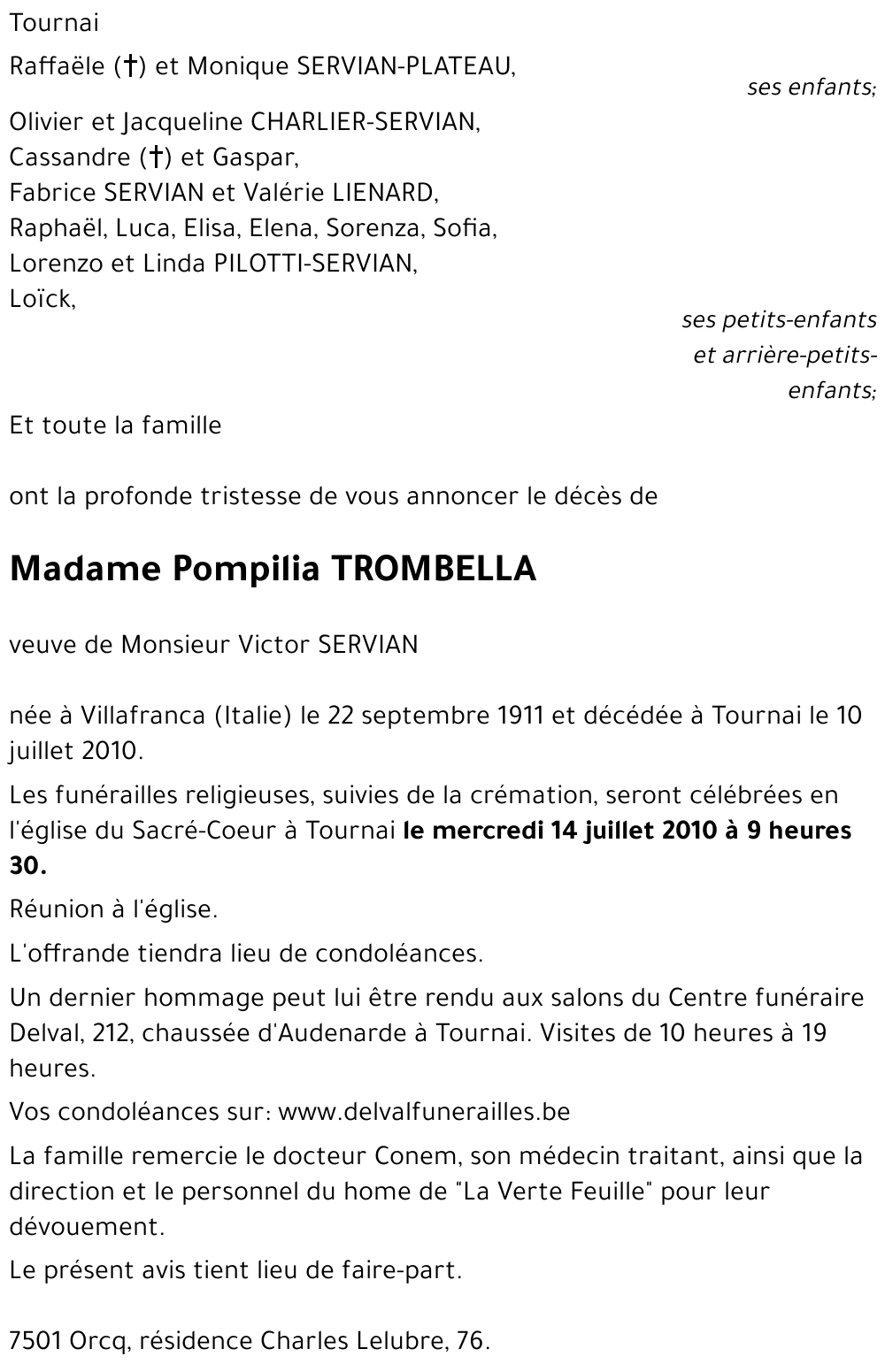 Pompilia TROMBELLA