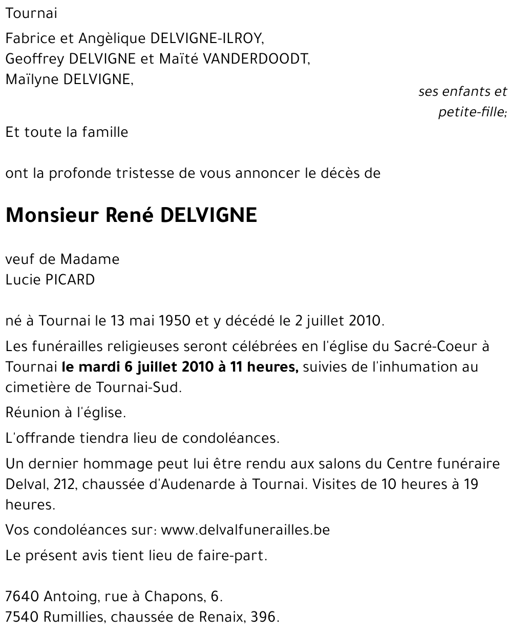 René DELVIGNE