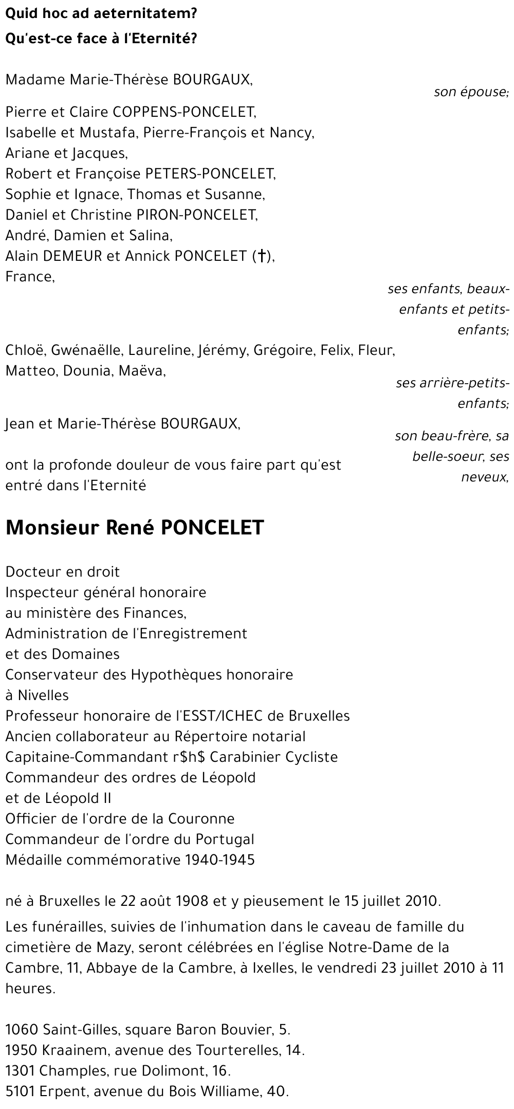 René PONCELET
