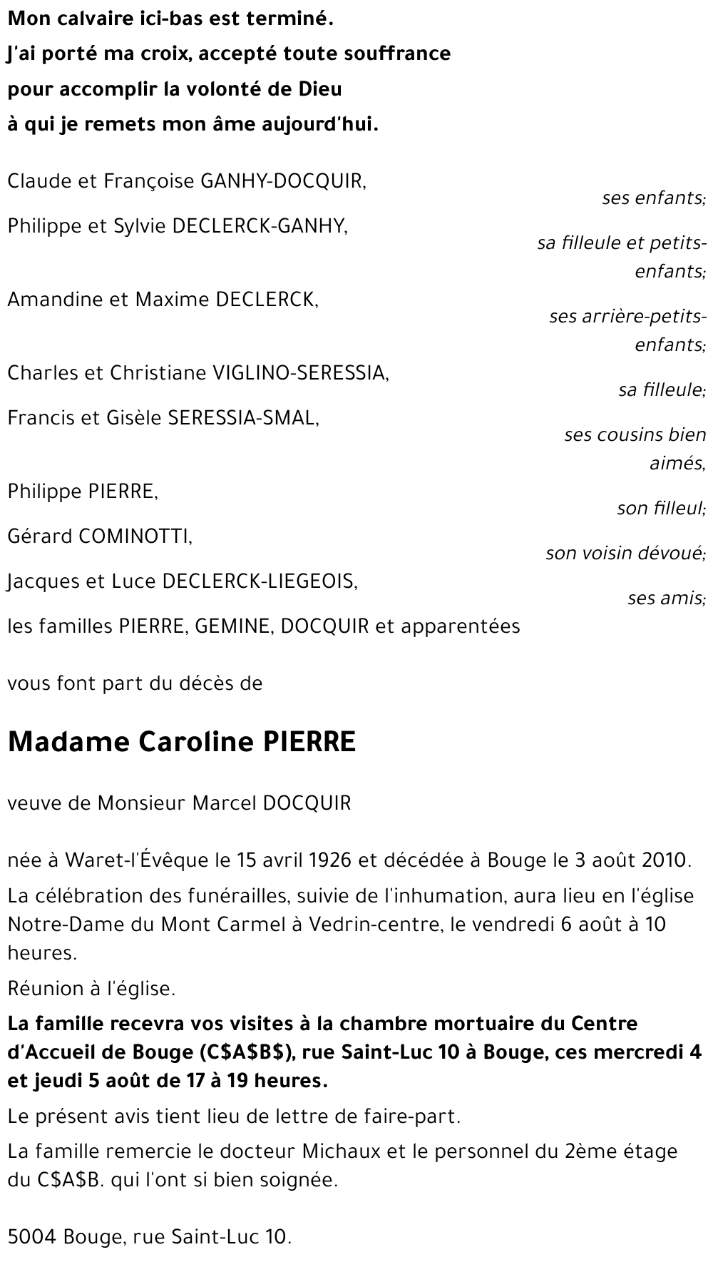 Caroline PIERRE