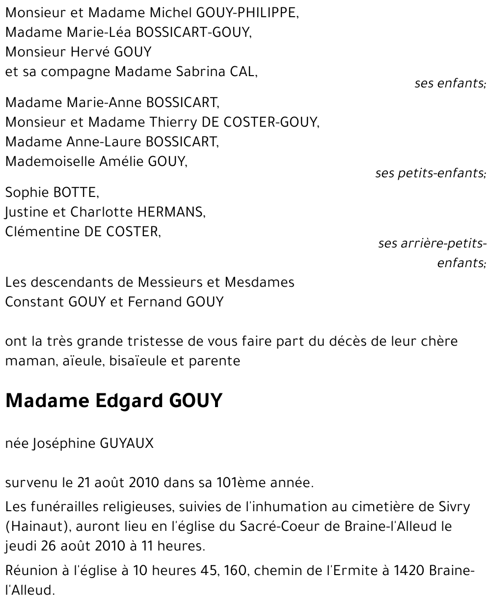 Edgard GOUY