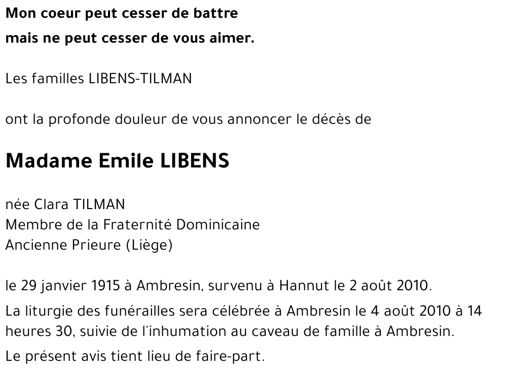 Emile LIBENS