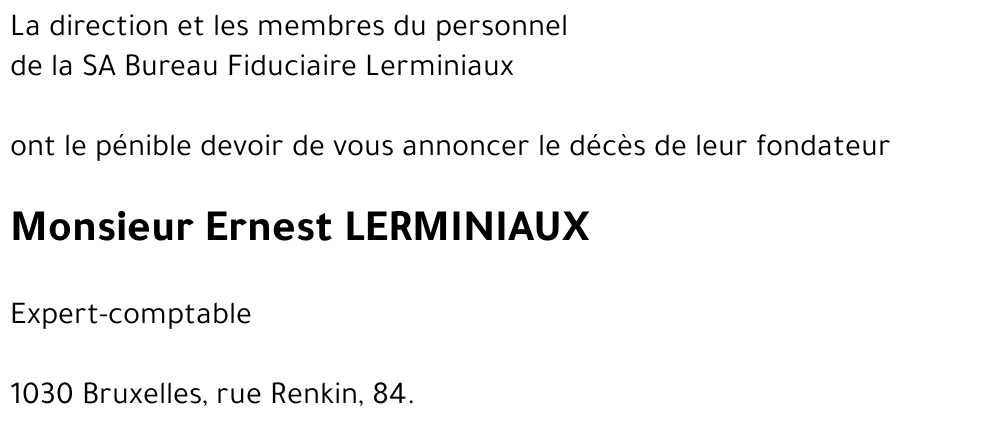 Ernest LERMINIAUX