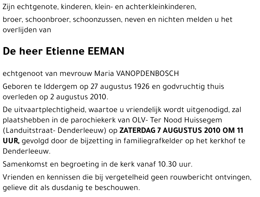 Etienne EEMAN