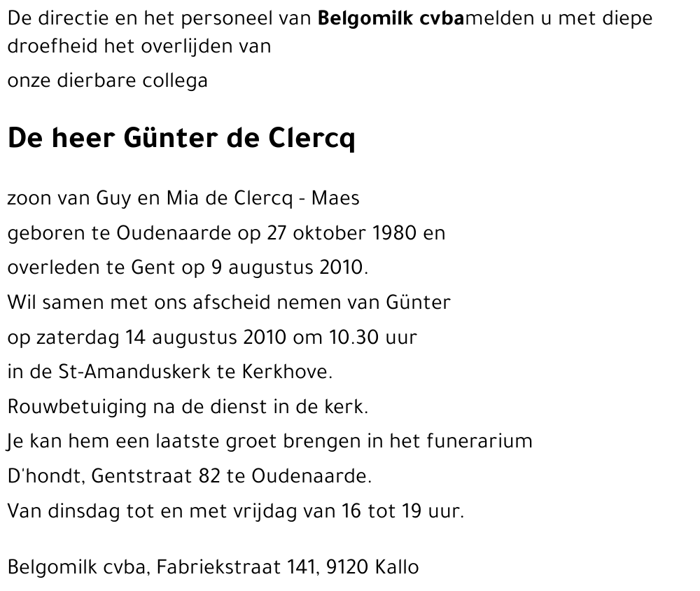 Günter de Clercq