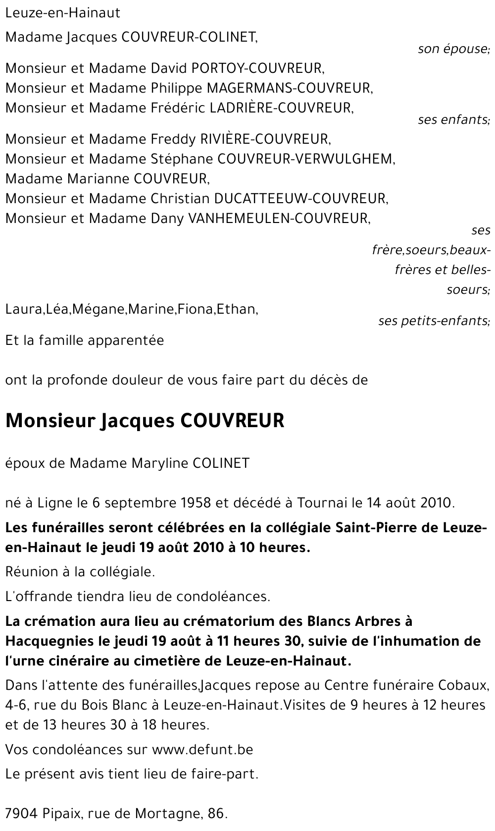 Jacques Couvreur