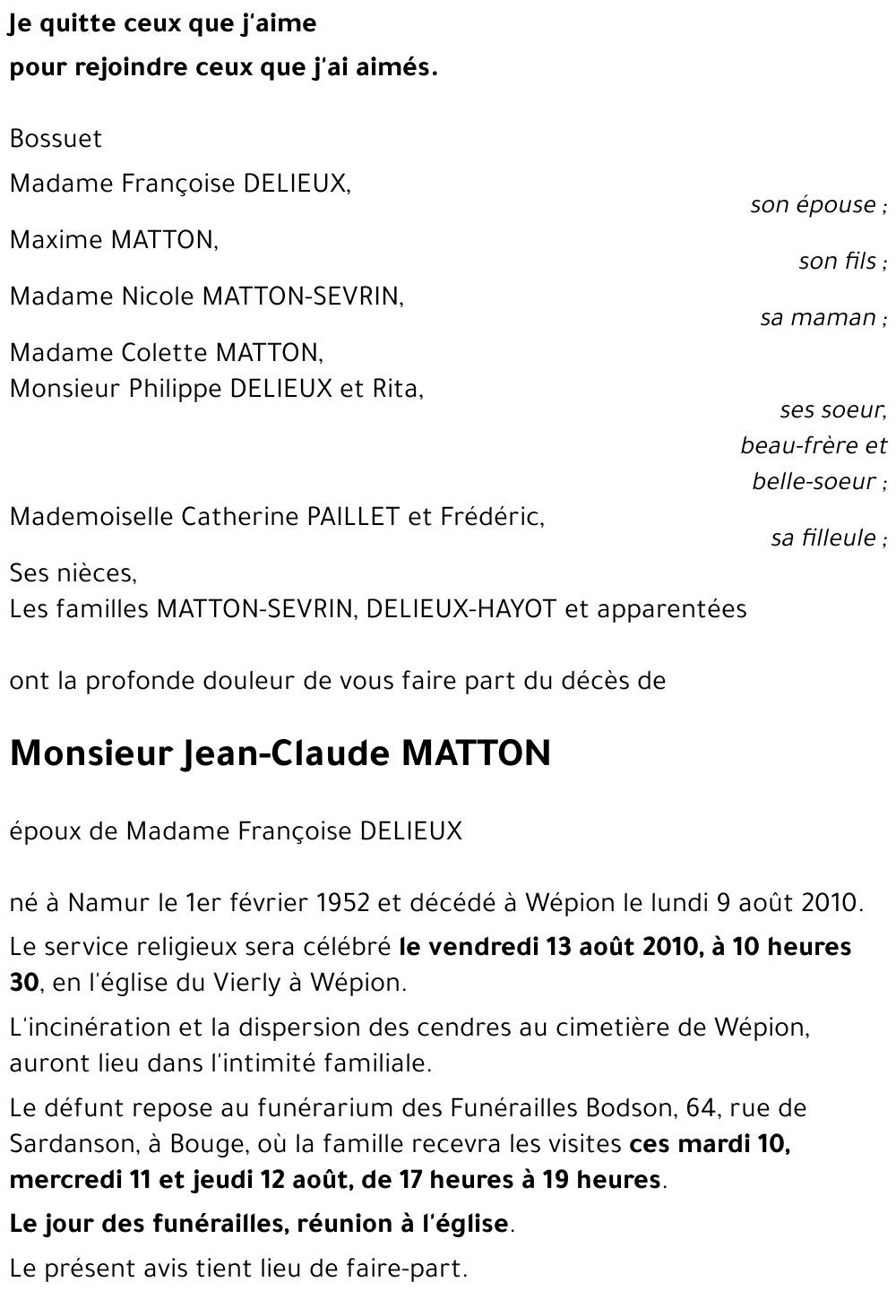 Jean-Claude MATTON