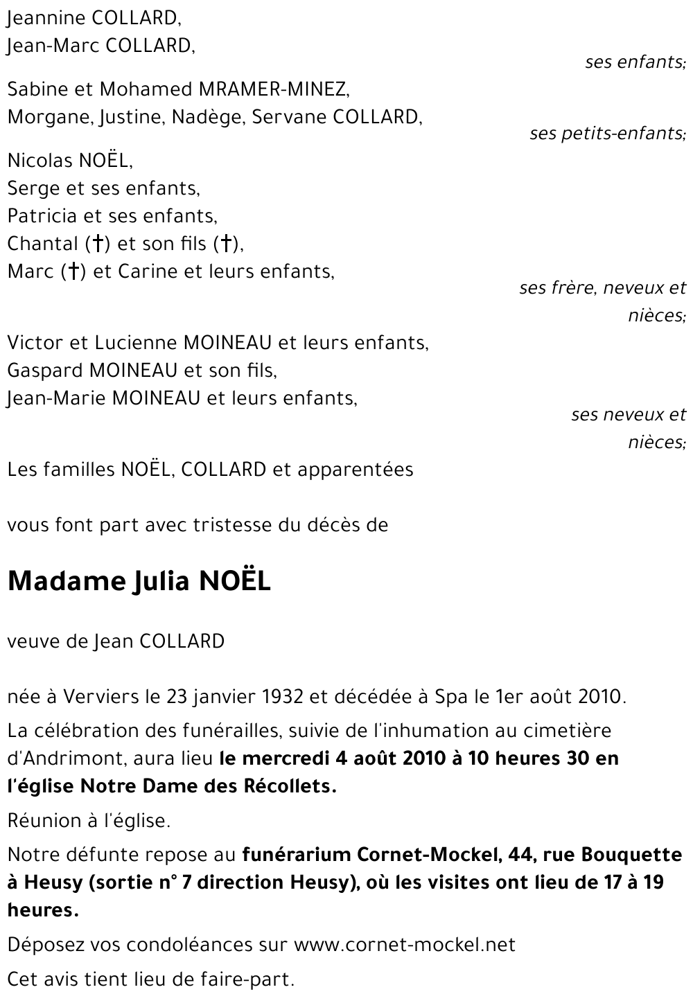 Julia NOËL