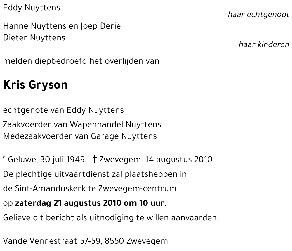 Kris Gryson