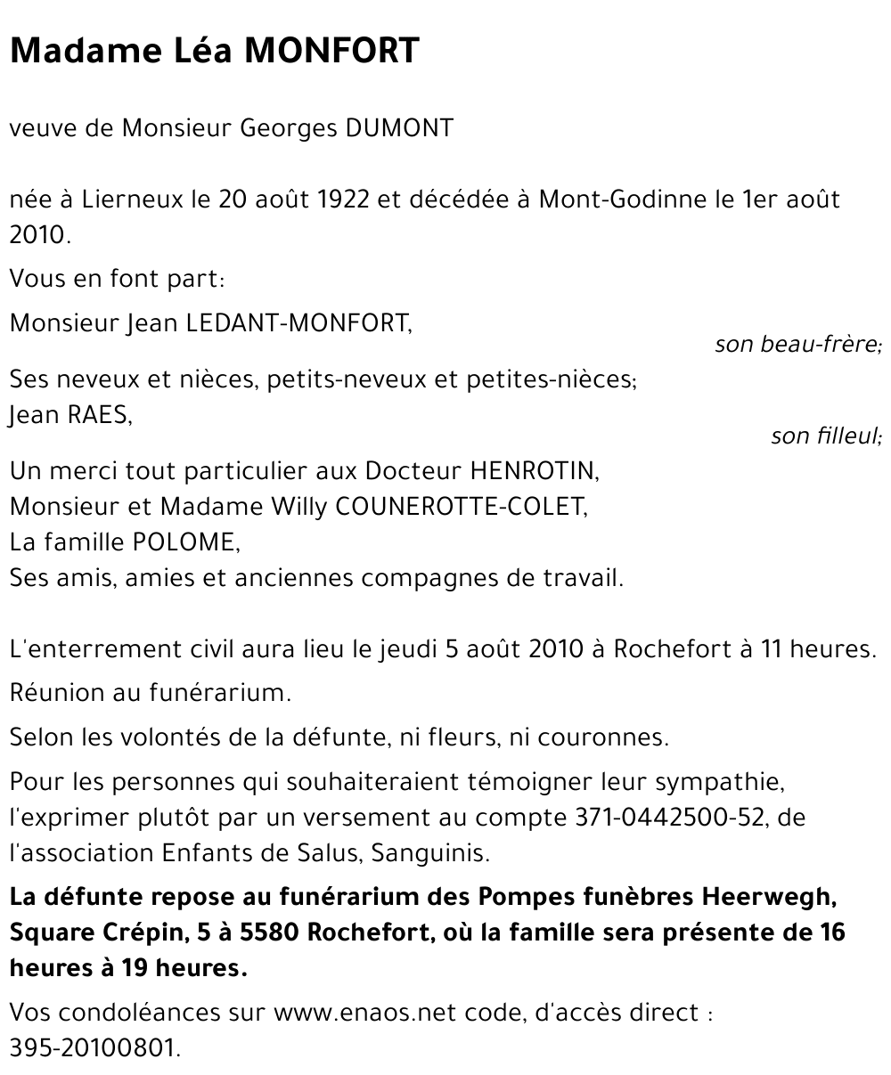 Léa MONFORT