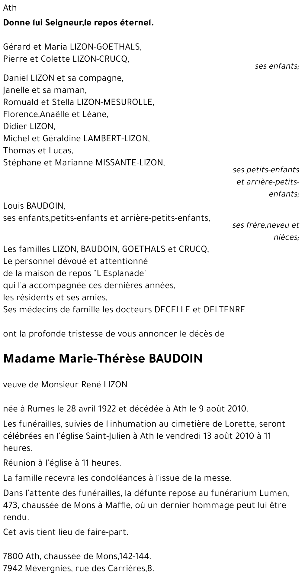 Marie-Thérèse Baudoin