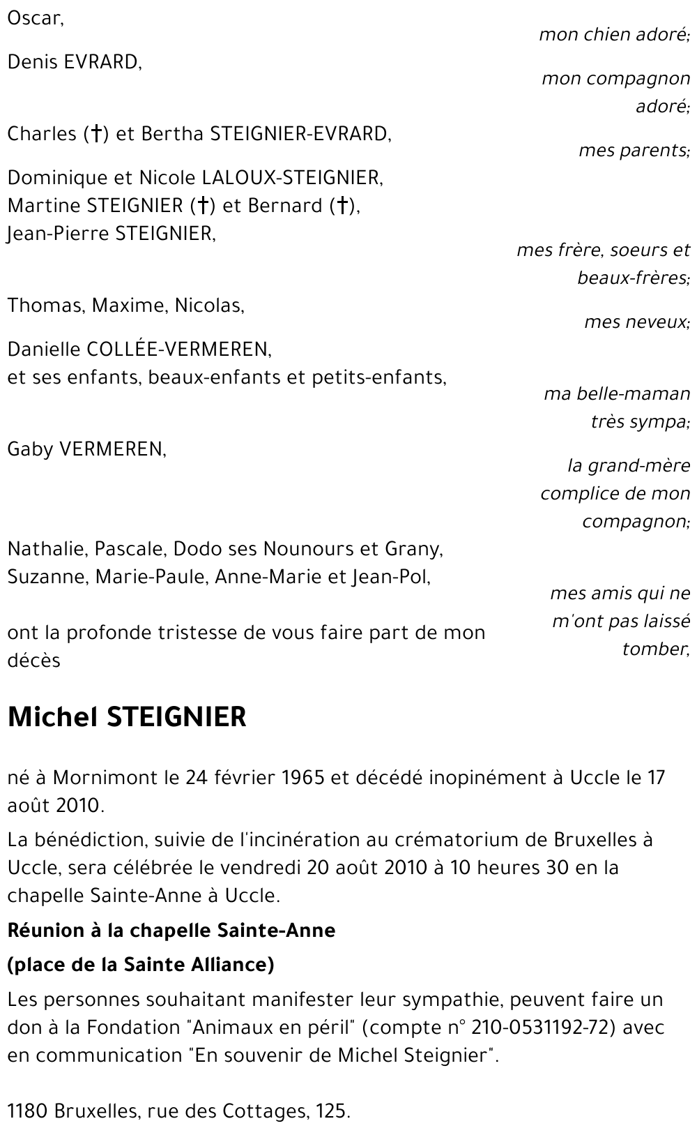 Michel STEIGNIER