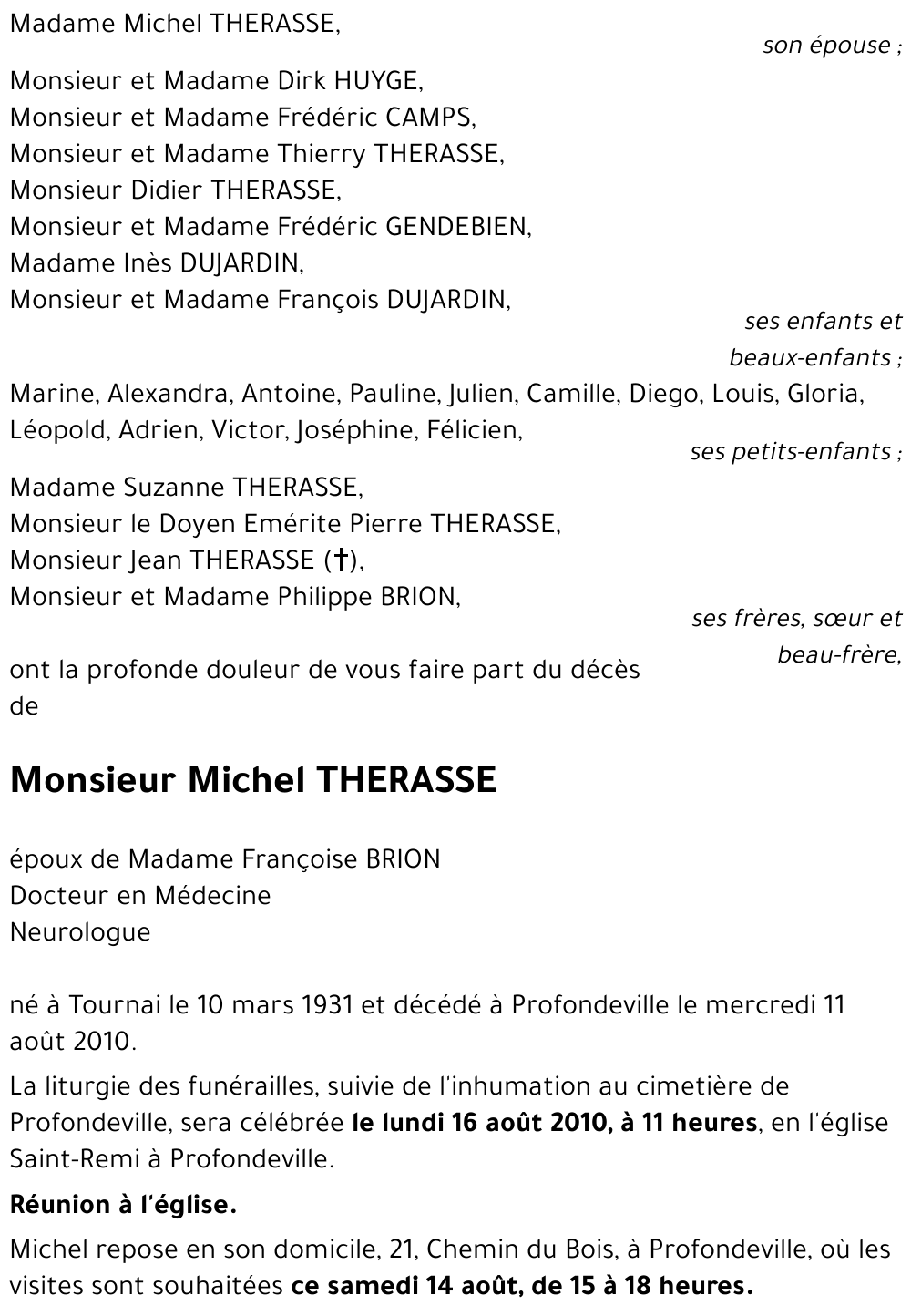 Michel THERASSE