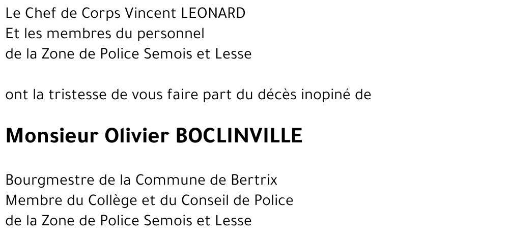 Olivier BOCLINVILLE