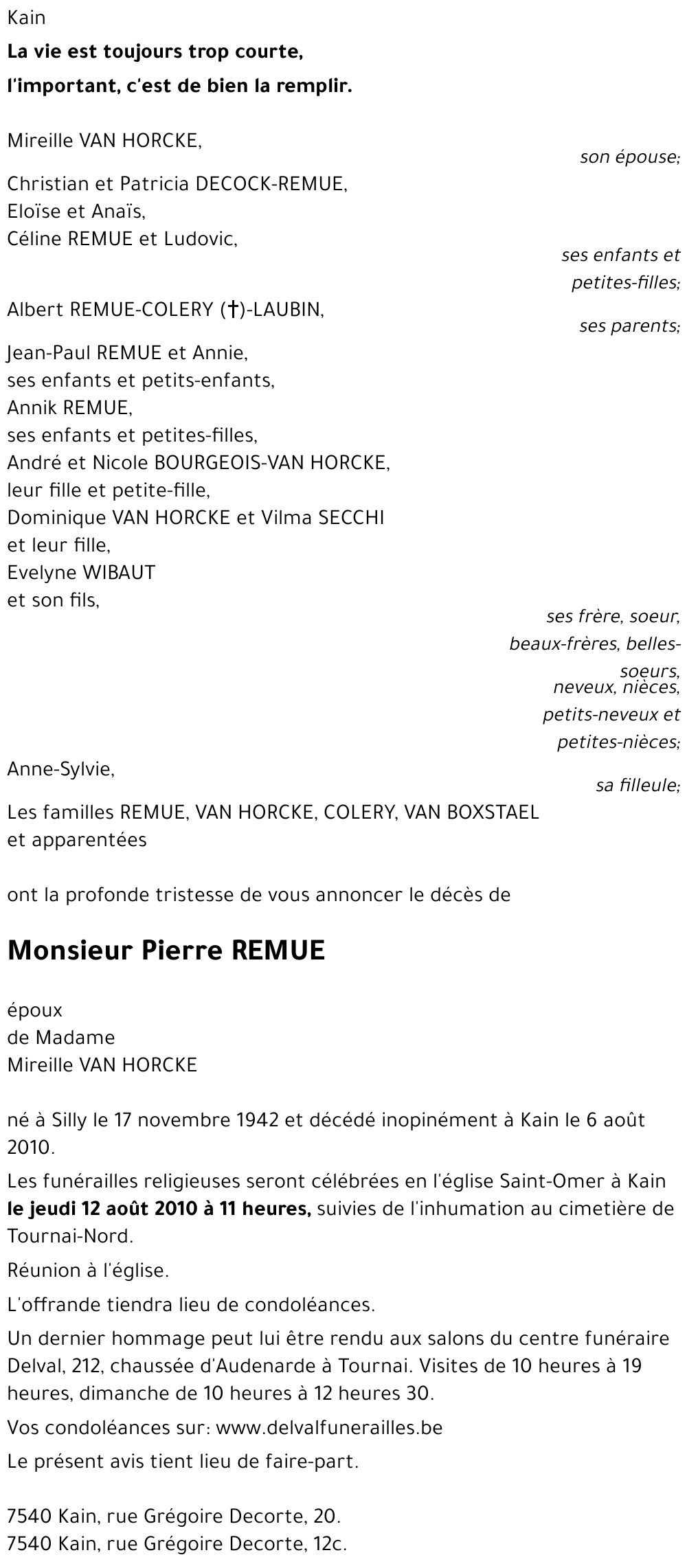 Pierre REMUE