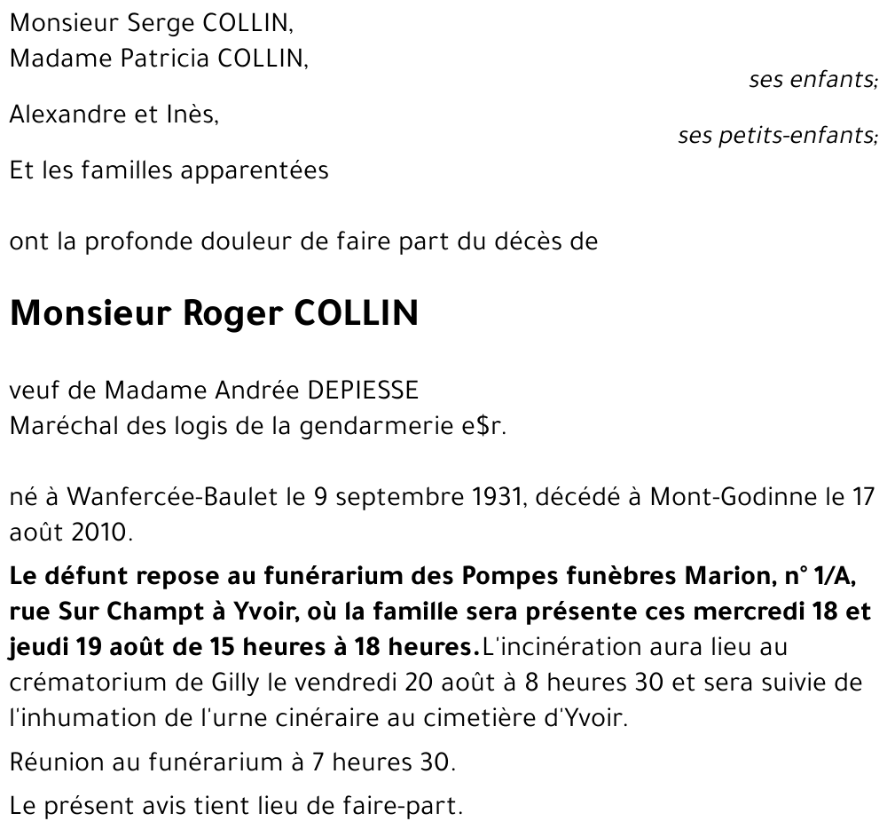 Roger COLLIN