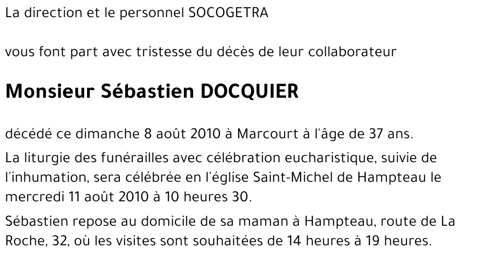 Sébastien DOCQUIER