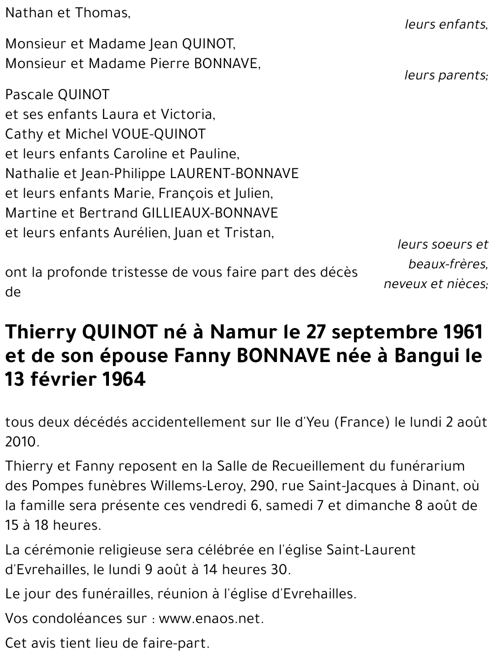 Thierry QUINOT