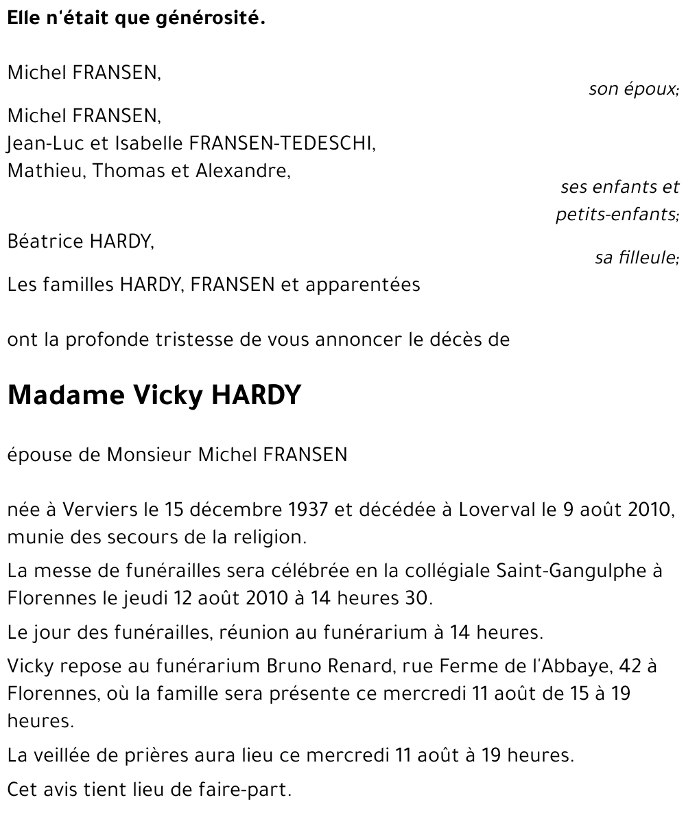 Vicky HARDY