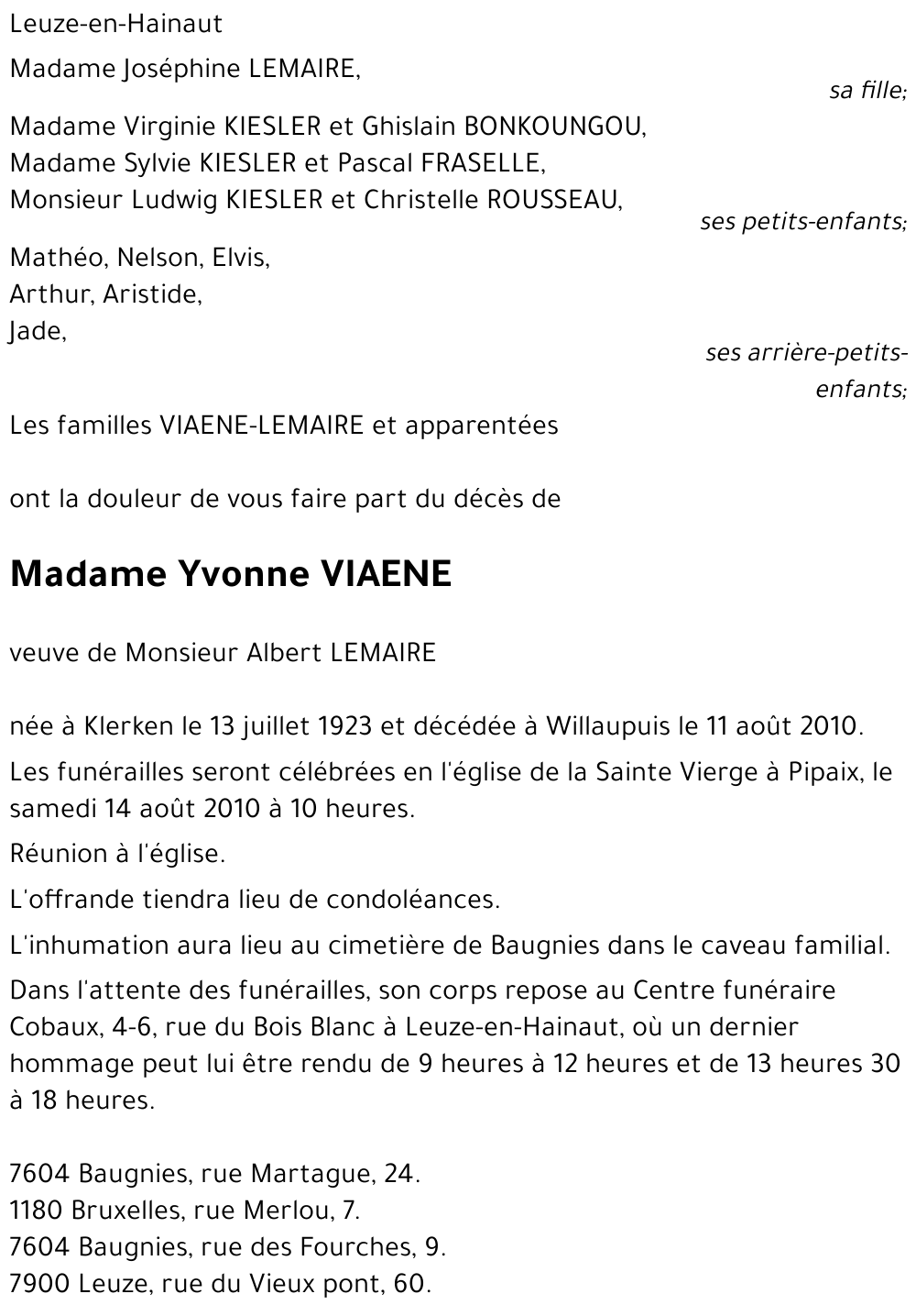 Yvonne Viaene