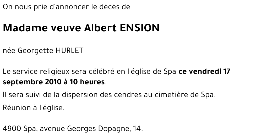 Albert ENSION